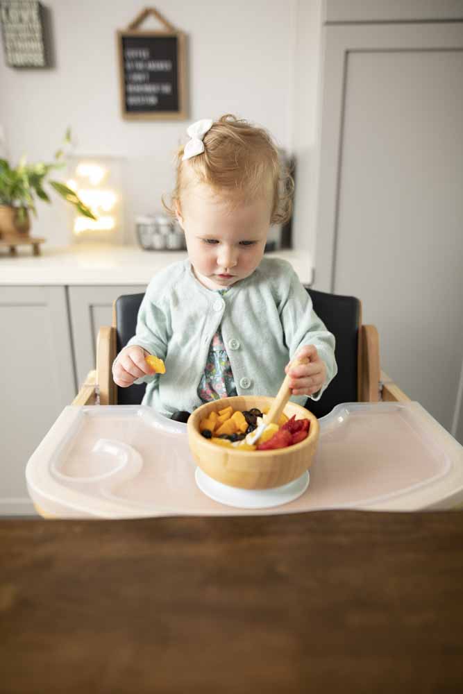 Octopod® Bamboo Baby Suction Bowl