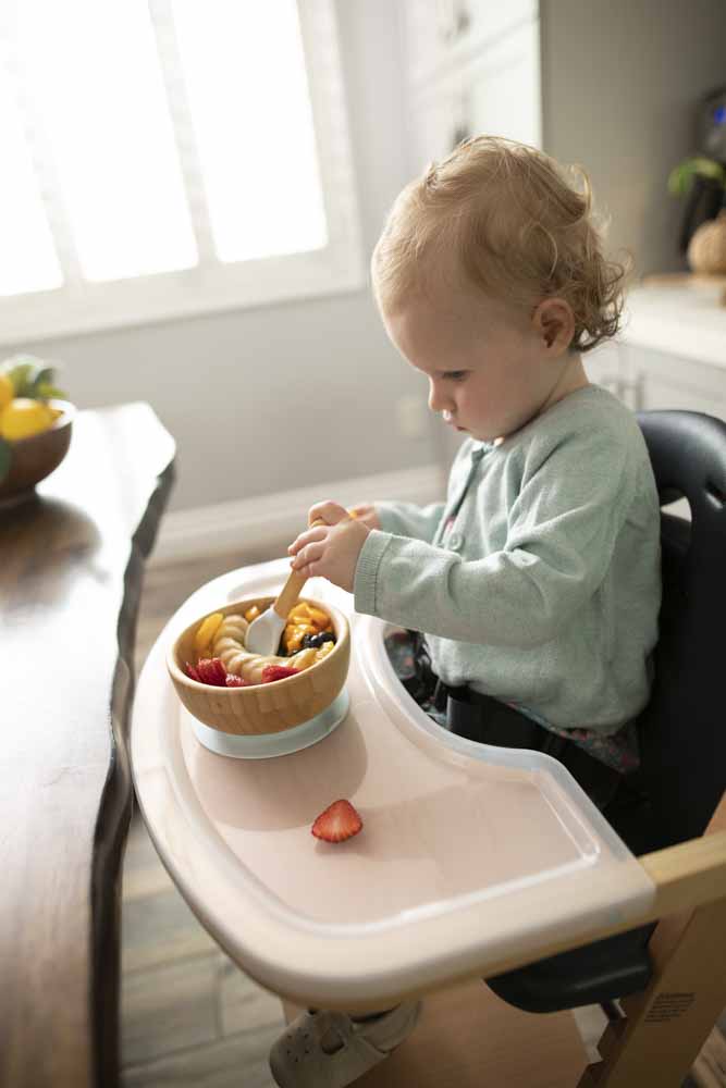Octopod® Bamboo Baby Suction Bowl