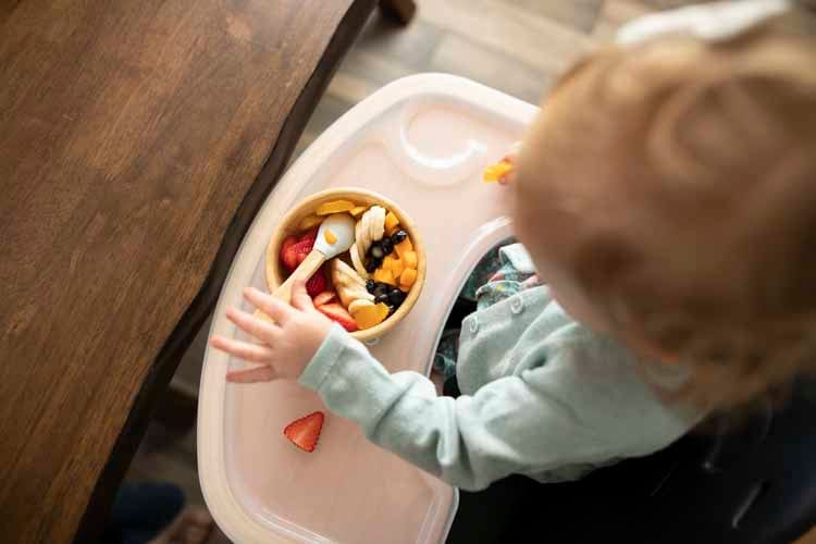 Octopod® Bamboo Baby Suction Bowl