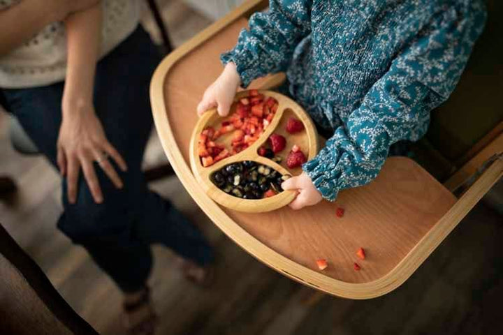 Octopod® Bamboo Baby Suction Plate (Round)