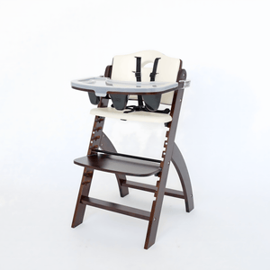 Beyond Junior® High Chair - Mahogany_Cream