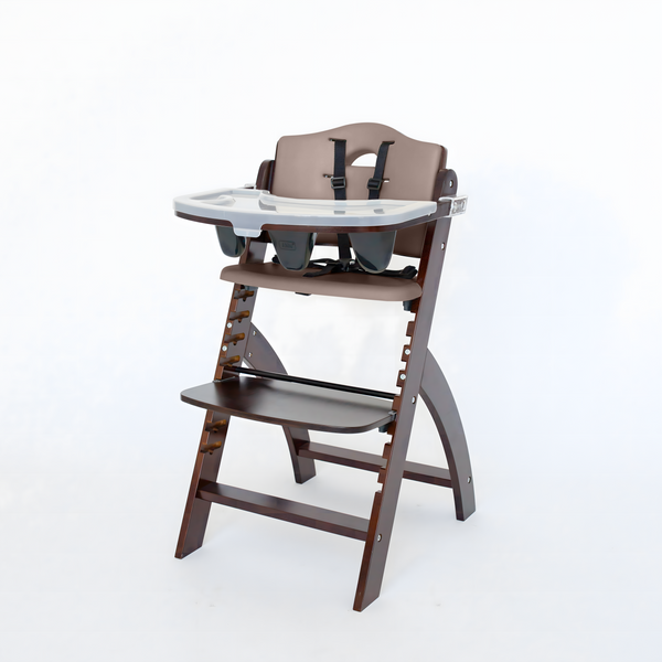 Beyond Junior® Y High Chair - Mahogany_Soft Mocha