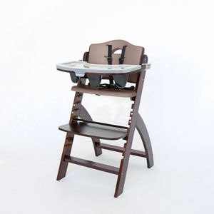 Beyond Junior® Y High Chair - Mahogany_Soft Mocha