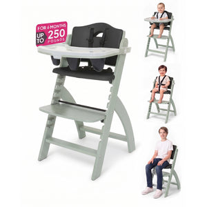 Beyond Junior® Y High Chair - Misty Grey_Black Pearl