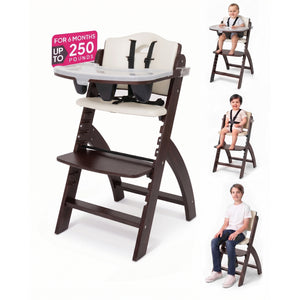 Beyond Junior® Y High Chair - Mahogany_Cream