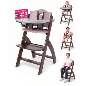 Beyond Junior® Y High Chair - Mahogany_Lilac