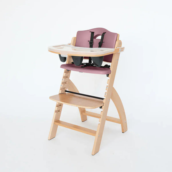 Beyond Junior® Y High Chair - Natural_Dusty Pink