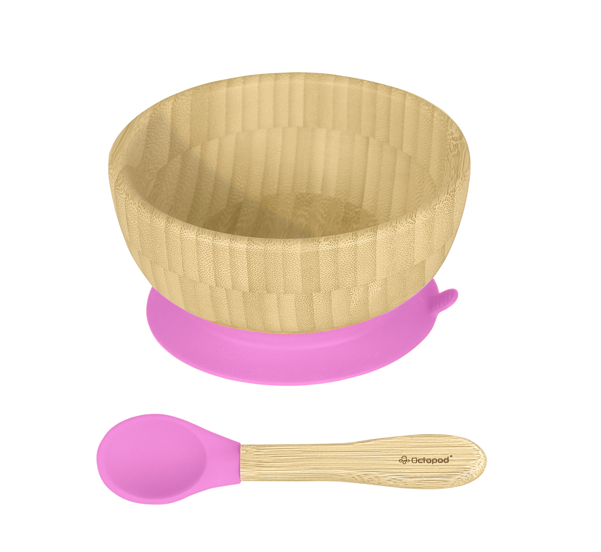 Octopod Bamboo Baby Suction Bowl