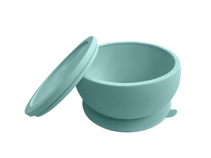 Toddler Plates - Suction Silicone Bowl with Lid - Octopod