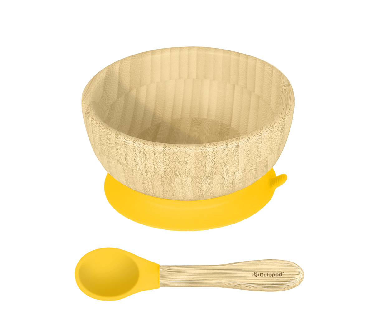 Octopod Bamboo Baby Suction Bowl